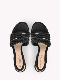 Sandals-Gianvito Rossi OTTAVIA BLACK LEATHER