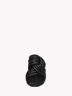 Flats-Gianvito Rossi OTTAVIA FLAT BLACK LEATHER