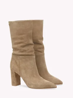 Boots-Gianvito Rossi PIPER BOOTIE 85 BROWN
