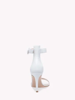 Sandals-Gianvito Rossi PORTOFINO 85 WHITE LEATHER