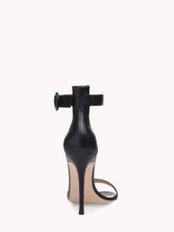 Sandals|Signatures-Gianvito Rossi PORTOFINO 105 BLACK LEATHER