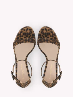 Sandals-Gianvito Rossi PORTOFINO 70 LEOPARD PRINT