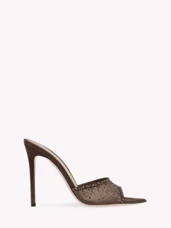 Mules-Gianvito Rossi RANIA MULE BROWN