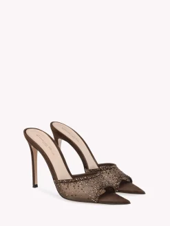 Mules-Gianvito Rossi RANIA MULE BROWN