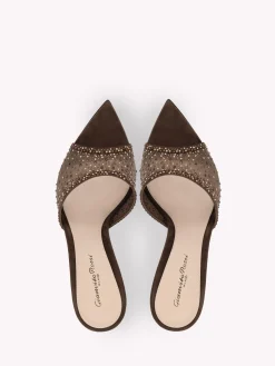 Mules-Gianvito Rossi RANIA MULE BROWN