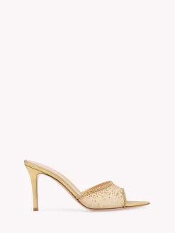 Mules-Gianvito Rossi RANIA MULE 85 GOLD