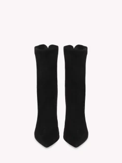 Booties-Gianvito Rossi REUS BLACK SUEDE
