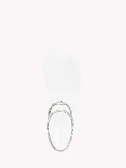 Boots-Gianvito Rossi RIBBON ANKLET SILVER
