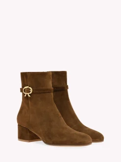 Booties|Ribbon-Gianvito Rossi RIBBON BOOTIE BROWN