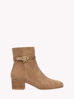 Booties|Ribbon-Gianvito Rossi RIBBON BOOTIE BROWN