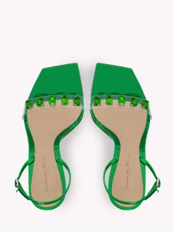 Sandals-Gianvito Rossi RIBBON CANDY GREEN