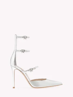 Pumps-Gianvito Rossi RIBBON CLUB D'ORSAY SILVER