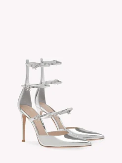 Pumps-Gianvito Rossi RIBBON CLUB D'ORSAY SILVER