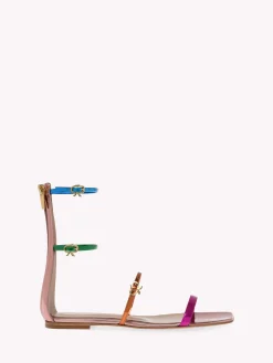 Flats-Gianvito Rossi RIBBON DOWNTOWN MULTICOLOR