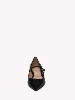 Flats-Gianvito Rossi RIBBON JANE BLACK PATENT