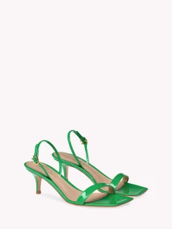 Sandals-Gianvito Rossi RIBBON KITTEN GREEN