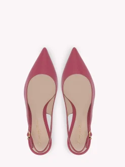 Pumps-Gianvito Rossi RIBBON SLING HIBISCUS PINK