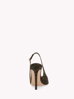 Pumps-Gianvito Rossi RIBBON SLING 105 BROWN