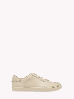 Sneakers-Gianvito Rossi RIBBON SNEAKER MOUSSE BEIGE CALF