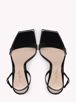 Sandals|Signatures-Gianvito Rossi RIBBON STILETTO BLACK PATENT
