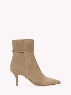 Booties-Gianvito Rossi RIBBON VILLE 70 BROWN
