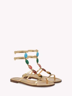 Flats-Gianvito Rossi SHANTI 05 GOLD