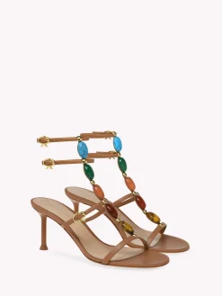 Sandals-Gianvito Rossi SHANTI 70 BROWN