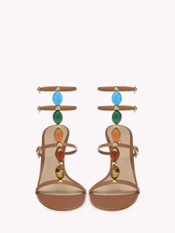 Sandals-Gianvito Rossi SHANTI 70 BROWN