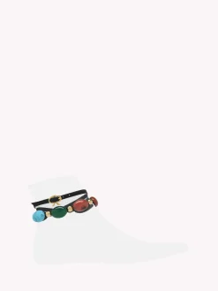 Accessories-Gianvito Rossi SHANTI ANKLET BLACK