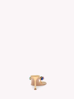 Mules-Gianvito Rossi SHANTI THONG 70 GOLD