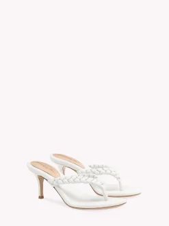 Mules-Gianvito Rossi TROPEA WHITE LEATHER
