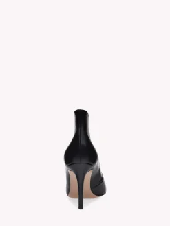 Booties-Gianvito Rossi VANIA BLACK LEATHER