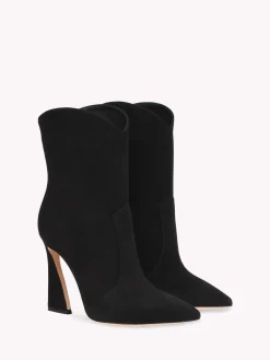 Booties-Gianvito Rossi VEGAS BLACK SUEDE