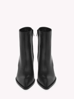 Booties-Gianvito Rossi WEDNESDAY BOOTIE BLACK LEATHER