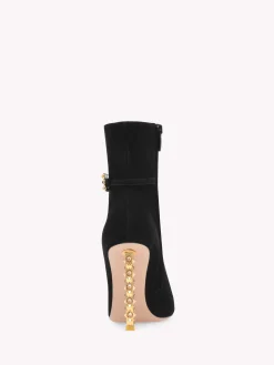 Booties-Gianvito Rossi WONDER BOOTIE BLACK SUEDE