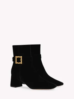 Booties-Gianvito Rossi WONDY BOOTIE 55 BLACK